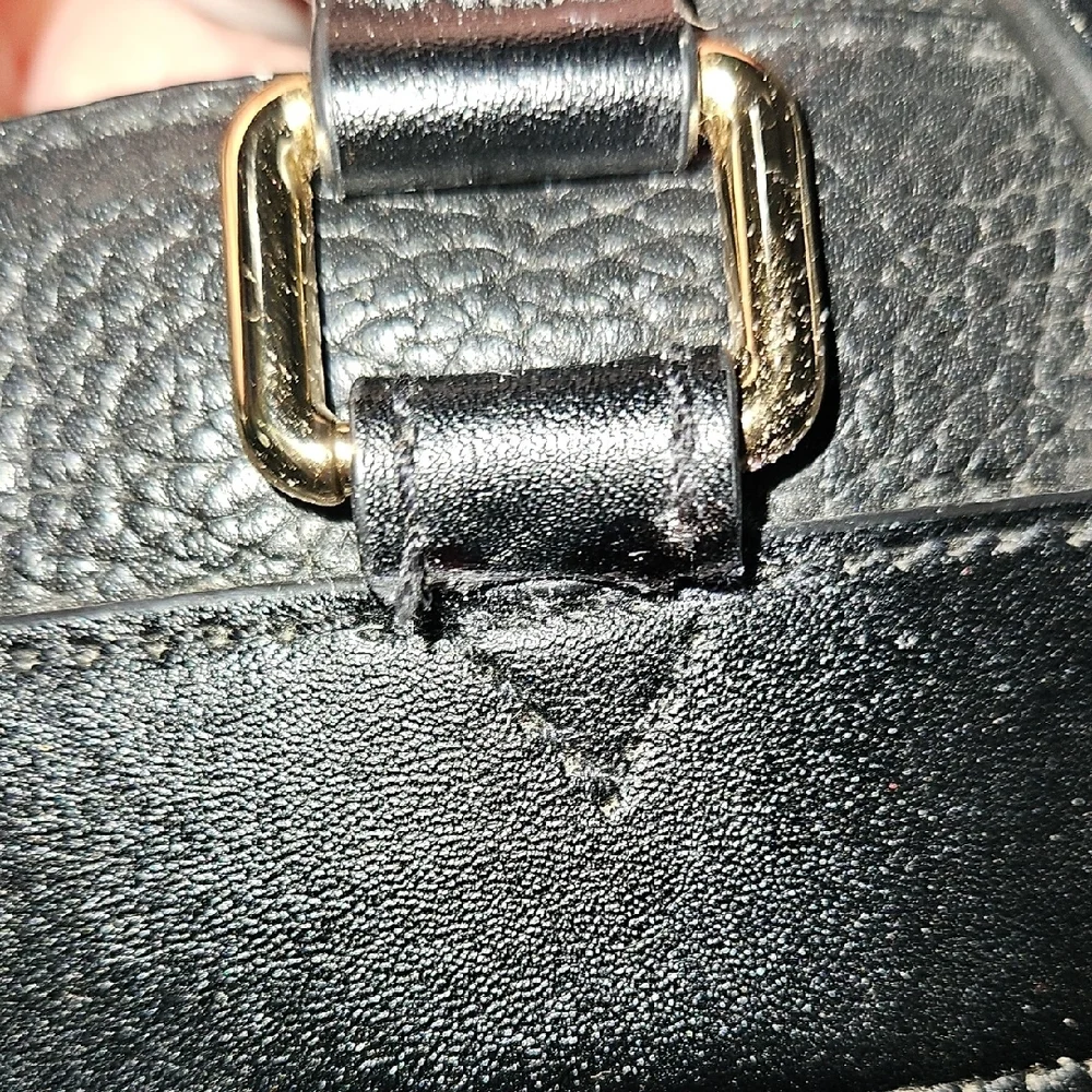 Michael Kors Dallas Black Pebble Leather Backpack
